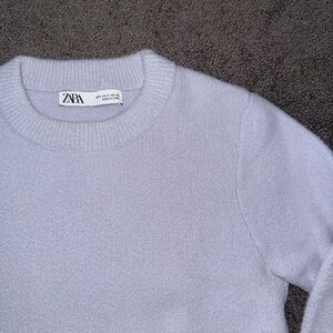 Zara Lavender crop sweater size small